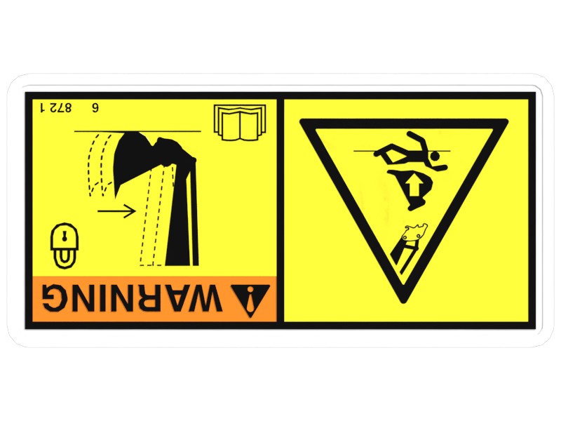 268-8872 Warning Film Label - image 3