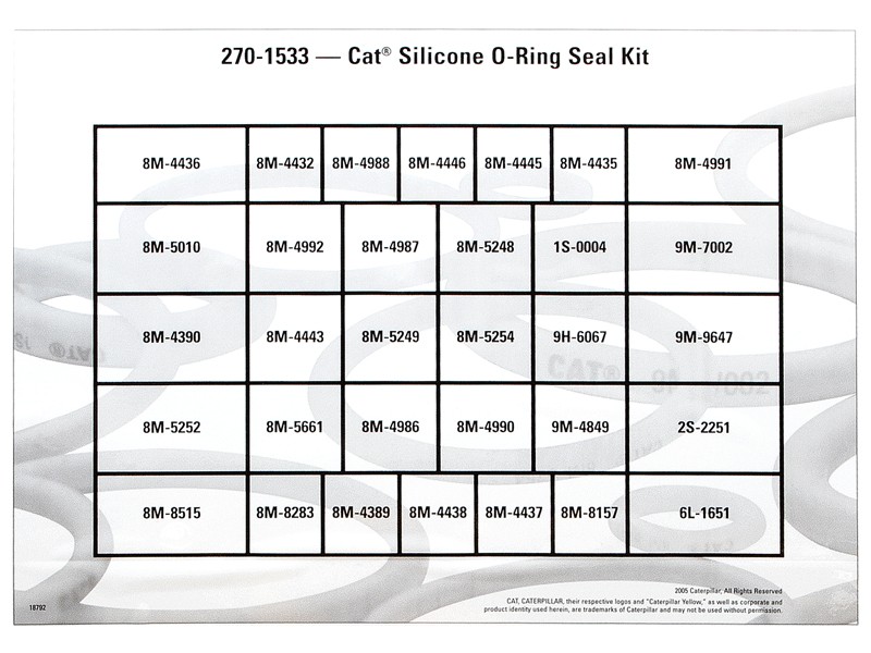 270-1533 O-Ring Kit (70A Nitrile) - image 3
