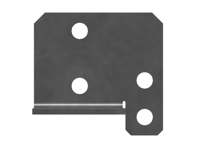 270-7196 3 mm Thick Cab Heater Support Bracket - image 4