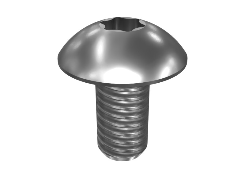 271-9408 10 mm Long Large Round Head Thread Screw