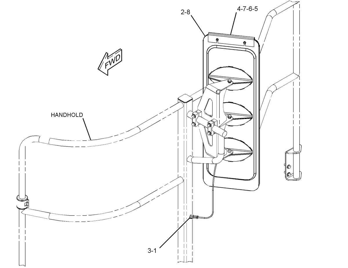 279-0467 Rearview Mirror Group