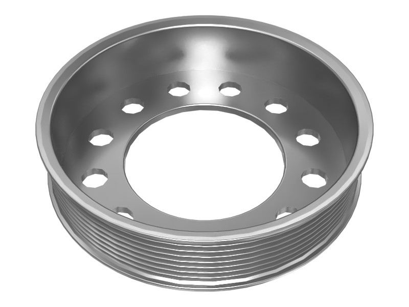 286-7848 8-Groove Crankshaft Pulley