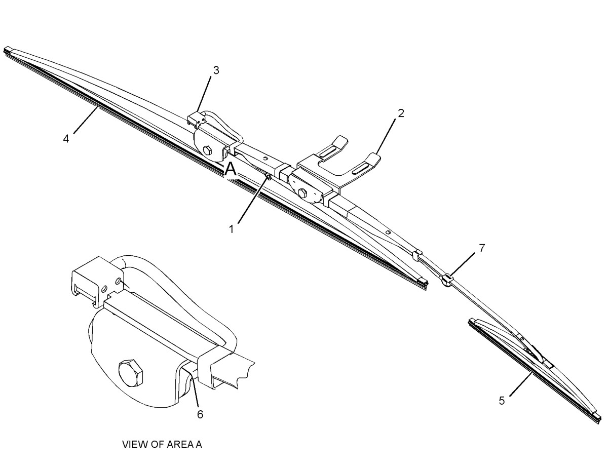 287-7534 1272.3 mm Long Wiper Blade