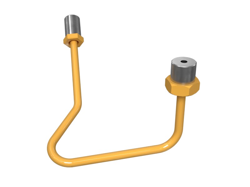 296-4742 8 mm OD Fuel Injection Line Tube