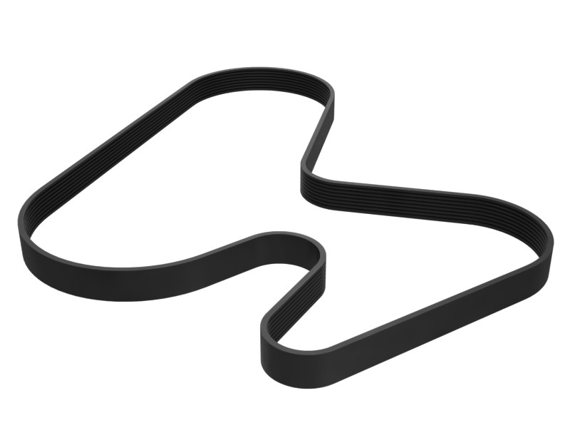 298-5873 8-Rib Engine Pulley Serpentine Drive Belt