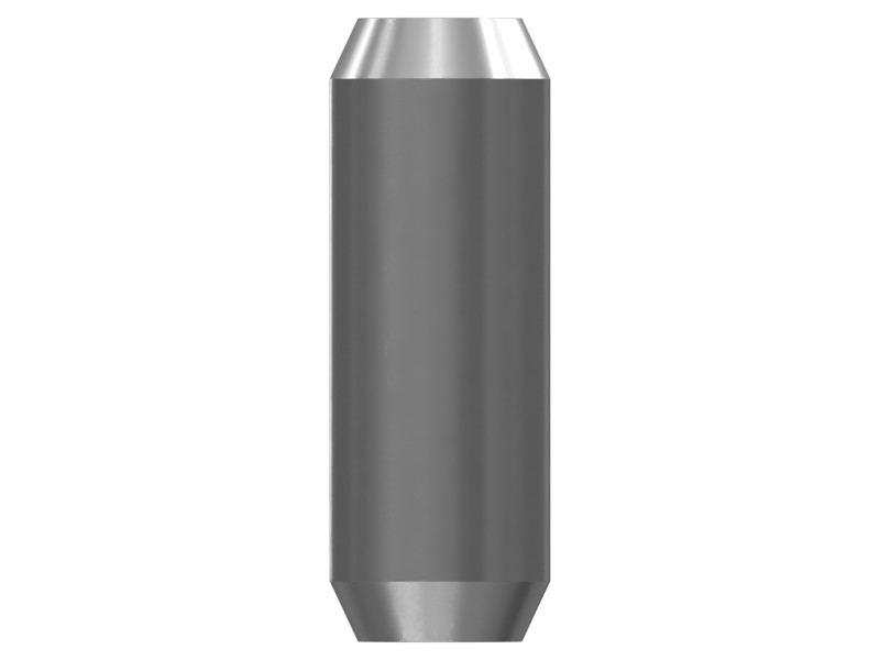2H-2255 17.46 mm Long Chamfered End Steel Dowel - image 2