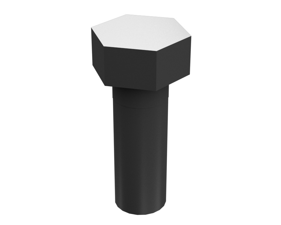 2H-3745 1"-14 x 2 3/4" Hex Head Bolt