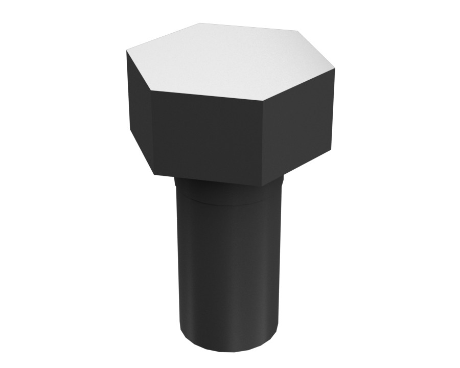 2H-3755 15.88 mm Shank Length External Hex Steel Bolt