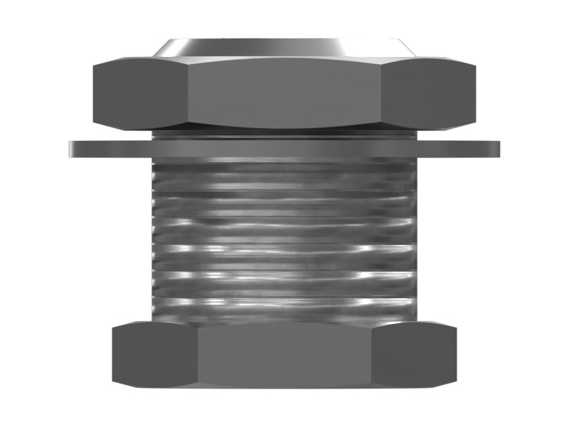 2M-1908 3/8-18 NPTF X 1-14 Hex Plug Adapter - image 2