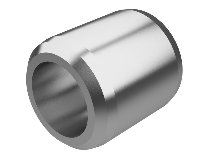 2P-2537 32 mm Long Steel Hollow Stud