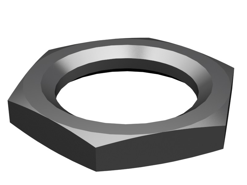 2P-4339 7/16"-28 Hex Lock Nut