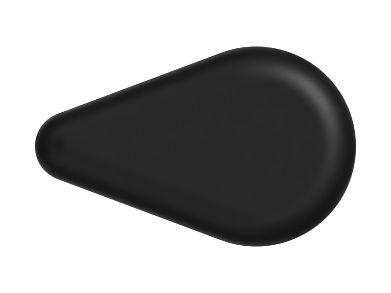 2V-0099 Black Plastic Manual Control Knob - image 3