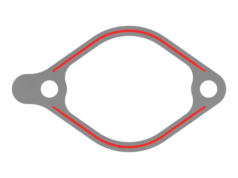 2W-4561 0.8 mm Thick Oil Filter Cover Gasket - image 3