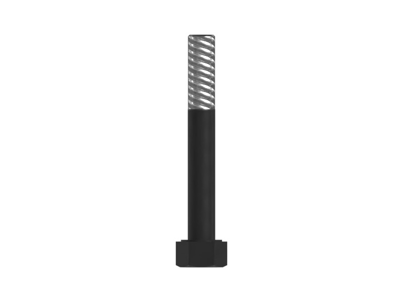 303-8205 Hex Head Bolt, Zinc Flake - image 4