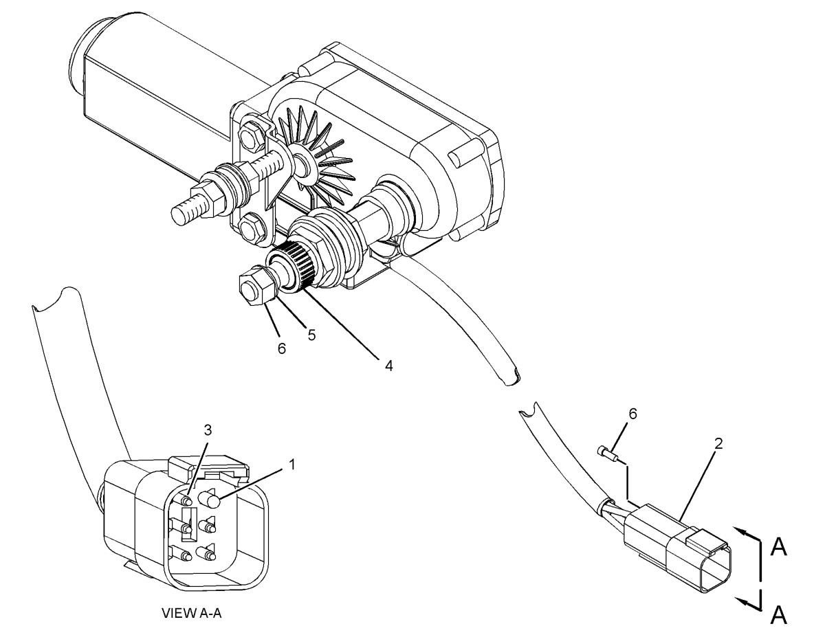 330-5014 Wiper Motor Assembly
