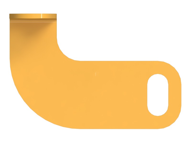344-9225 2 mm Thick Ground Bus Bar Bracket - image 3