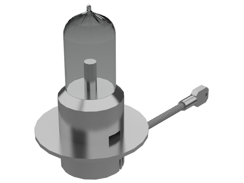351-9918 H3 70W Halogen Glass Lamp