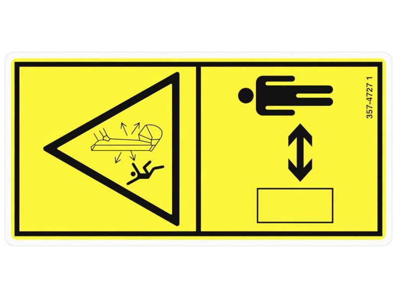 357-4727 Crushing Hazard Warning Film - image 3