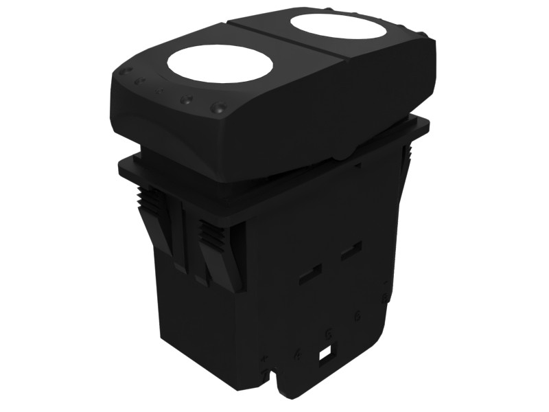 360-1766 12 Volt Travel Light Rocker Switch