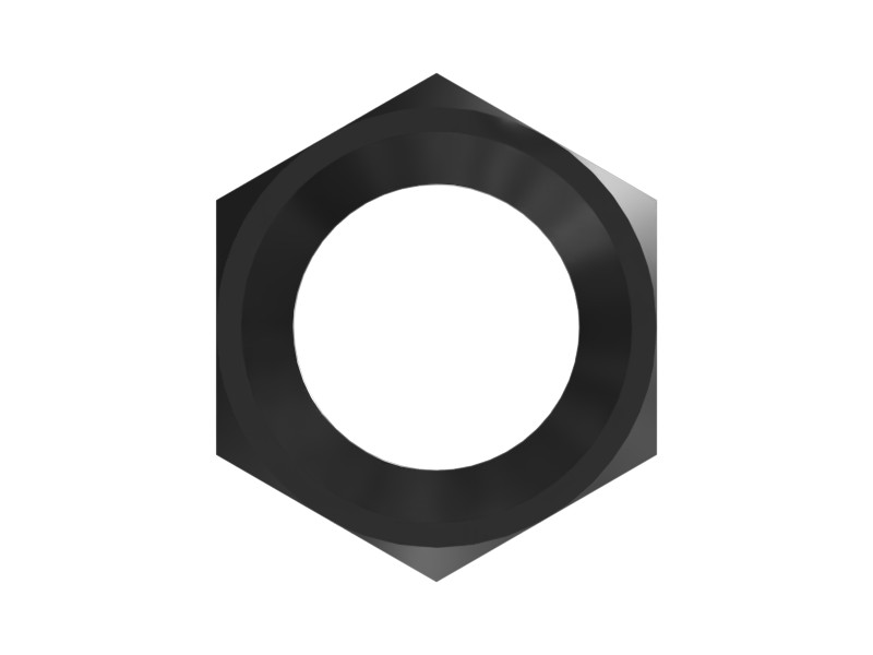 362-3493 M90 x 6 mm Hex Nut - image 3