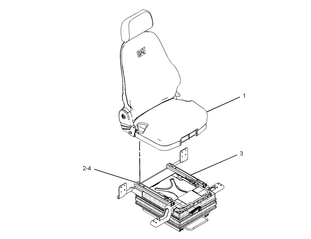 366-5260 Seat Suspension Assembly