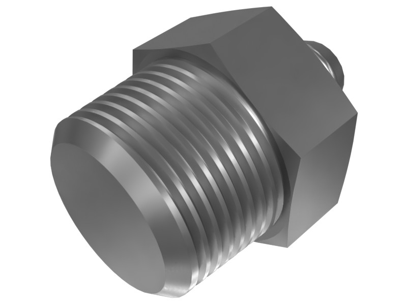 369-6824 Grease Fitting to BSPT Straight Adapter