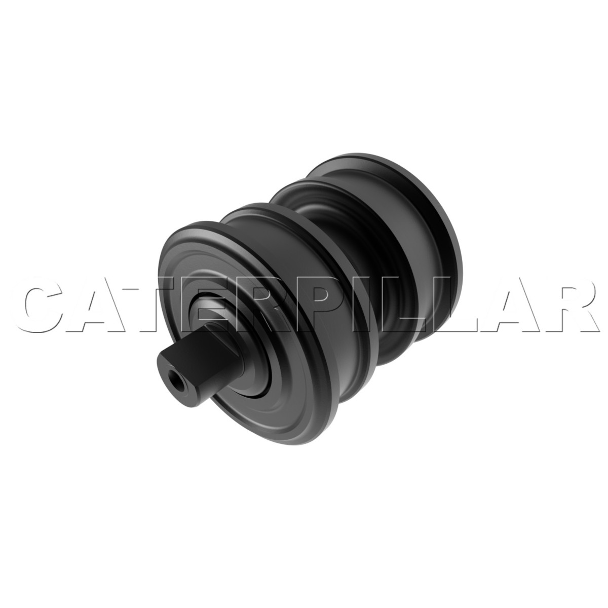 370-4381 Single Flange Roller Assembly