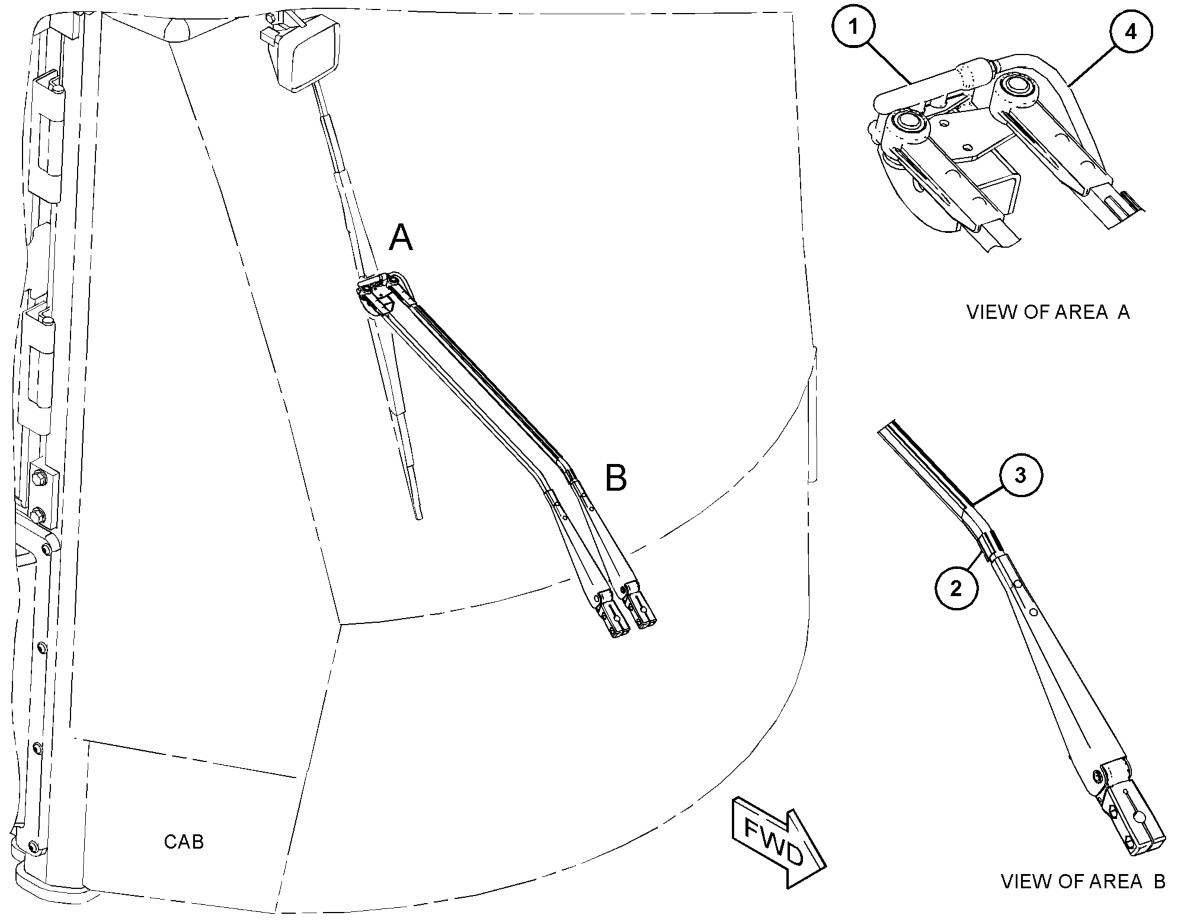 373-2414 Wiper Arm Group