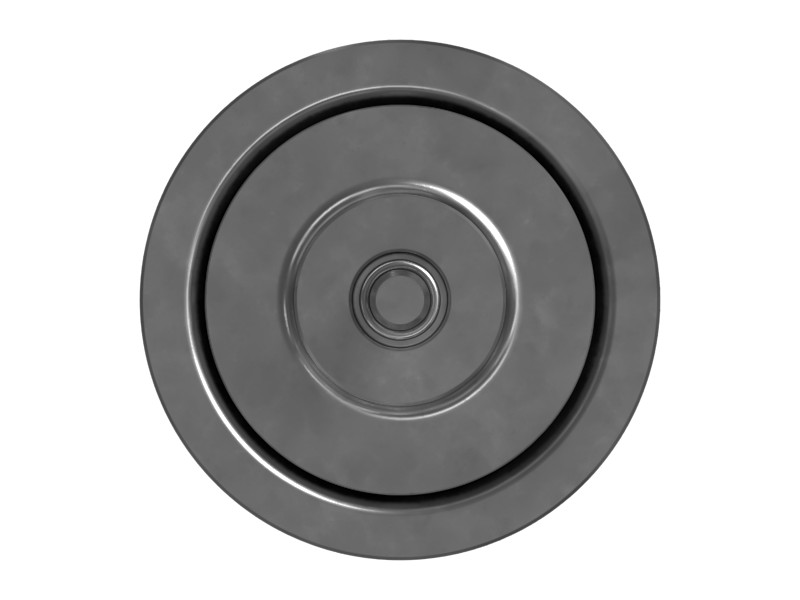 377-9255 8 Groove Idler Pulley - image 3