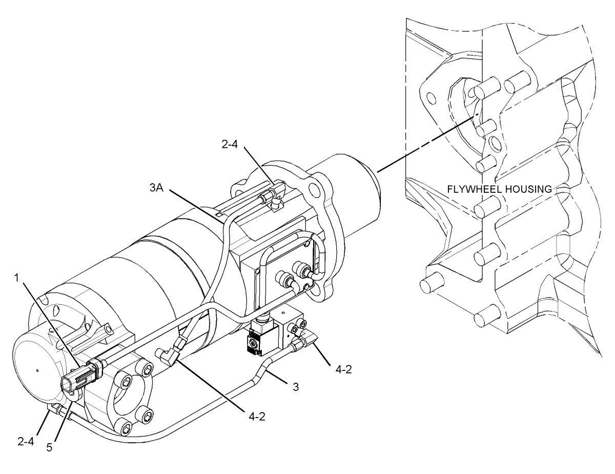 382-9606 Air Starting Motor