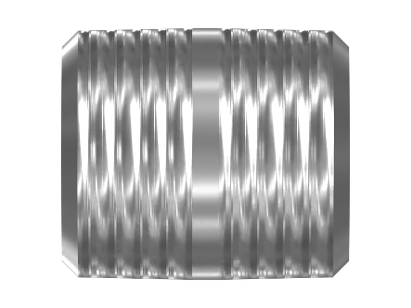 3B-7749 1-11-1/2 NPT Thread Straight Adapter - image 3