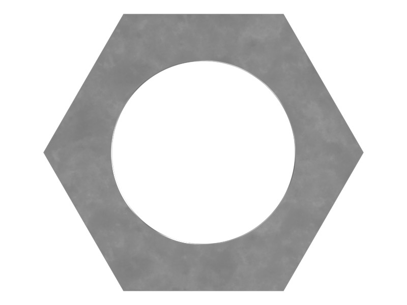 3E-6916 3/8"-16 Hex Nut - image 3