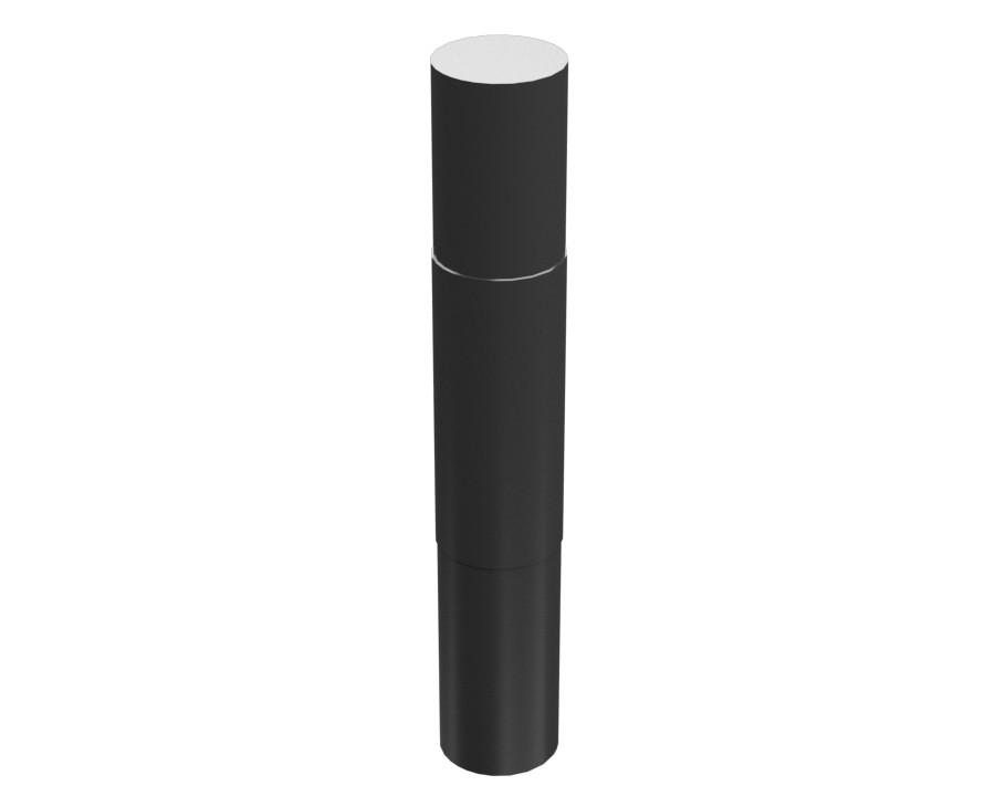 3E-8044 75 mm Long Steel Straight Interference Stud
