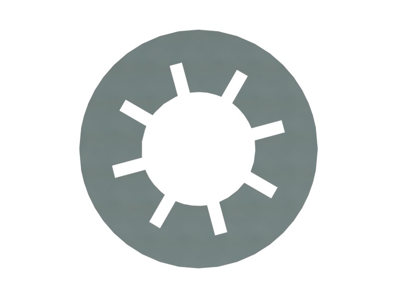 3L-8187 0.48 mm Thick Control Panel Internal Lock Washer - image 3