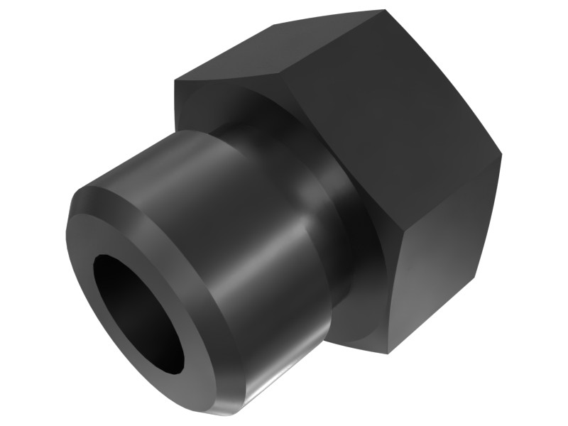 3Y-2888 9/16-18 X 1/8-27 NPTF Hex Head Straight Adapter