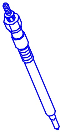 418-1052 Glow plug