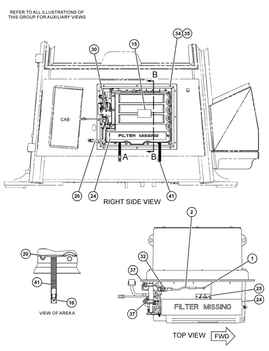 437-7412 Operator Cab Air Conditioning