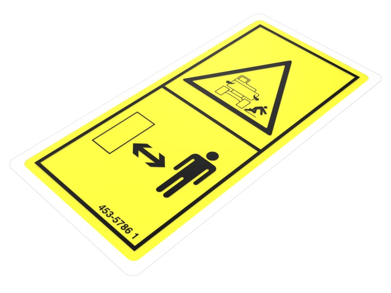 453-5786 Machine Swing Warning Film