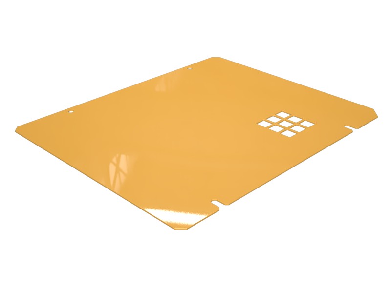 490-9455 3 mm Thick Frame Bottom Guard Support Plate