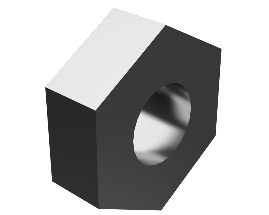 4B-2043 #8-32 Hex Nut