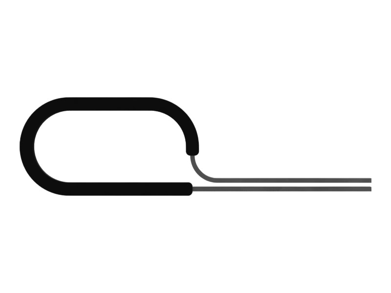 4D-6988 15.75 mm ID Dual Tube Ring Clip - image 2