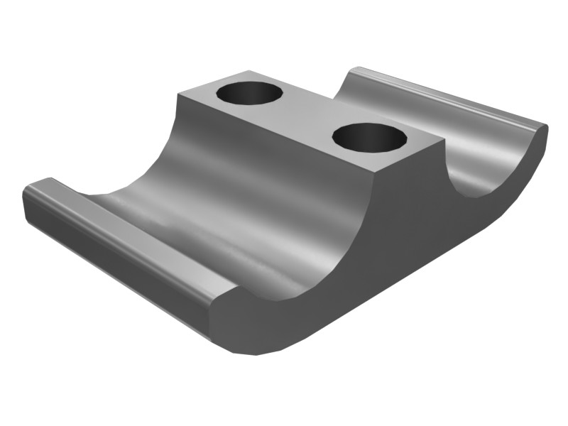 4E-8792 Double Tube Clamp