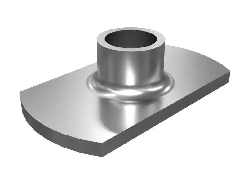4I-1267 M6 T-Weld Nut