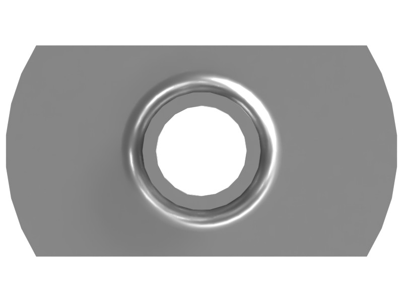 4I-1267 M6 T-Weld Nut - image 3
