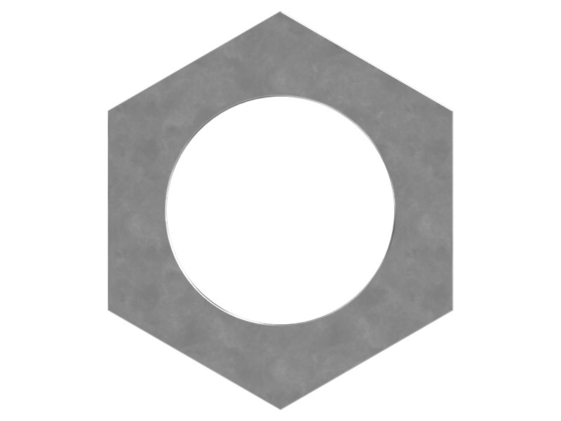 4K-0367 0.625" Hex Nut - image 3