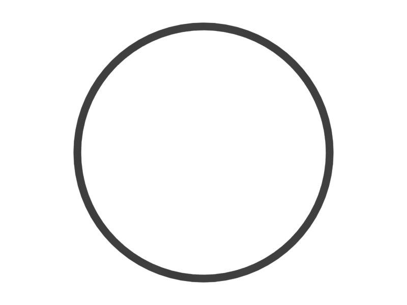 4L-7636 1.57 mm Thick Round Rubber Gasket - image 3