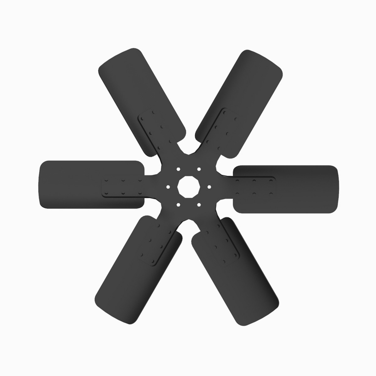 4N-2571 6-Blade Reverse Flow Blower Fan Hub - image 2