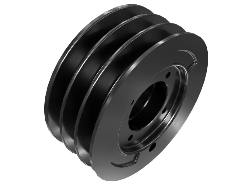 4N-2697 3-Groove Belt Tensioner Pulley