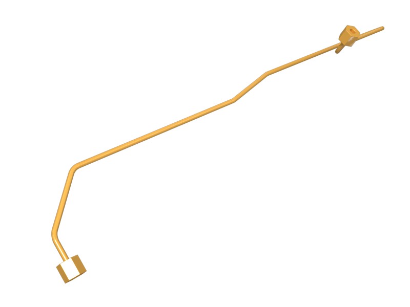 4P-7807 No. 7 6.35 mm OD Fuel Injection Line