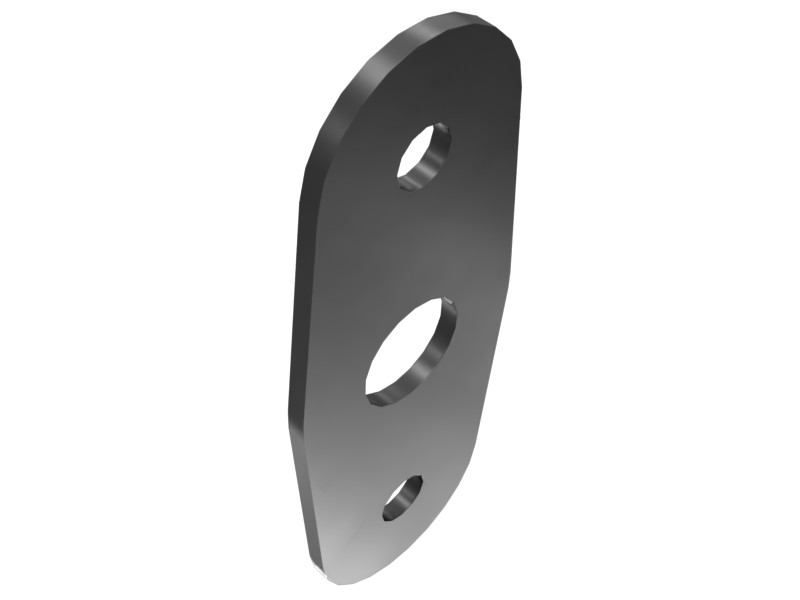 500-9023 1.5 mm Thick Window Washer Line Support Plate